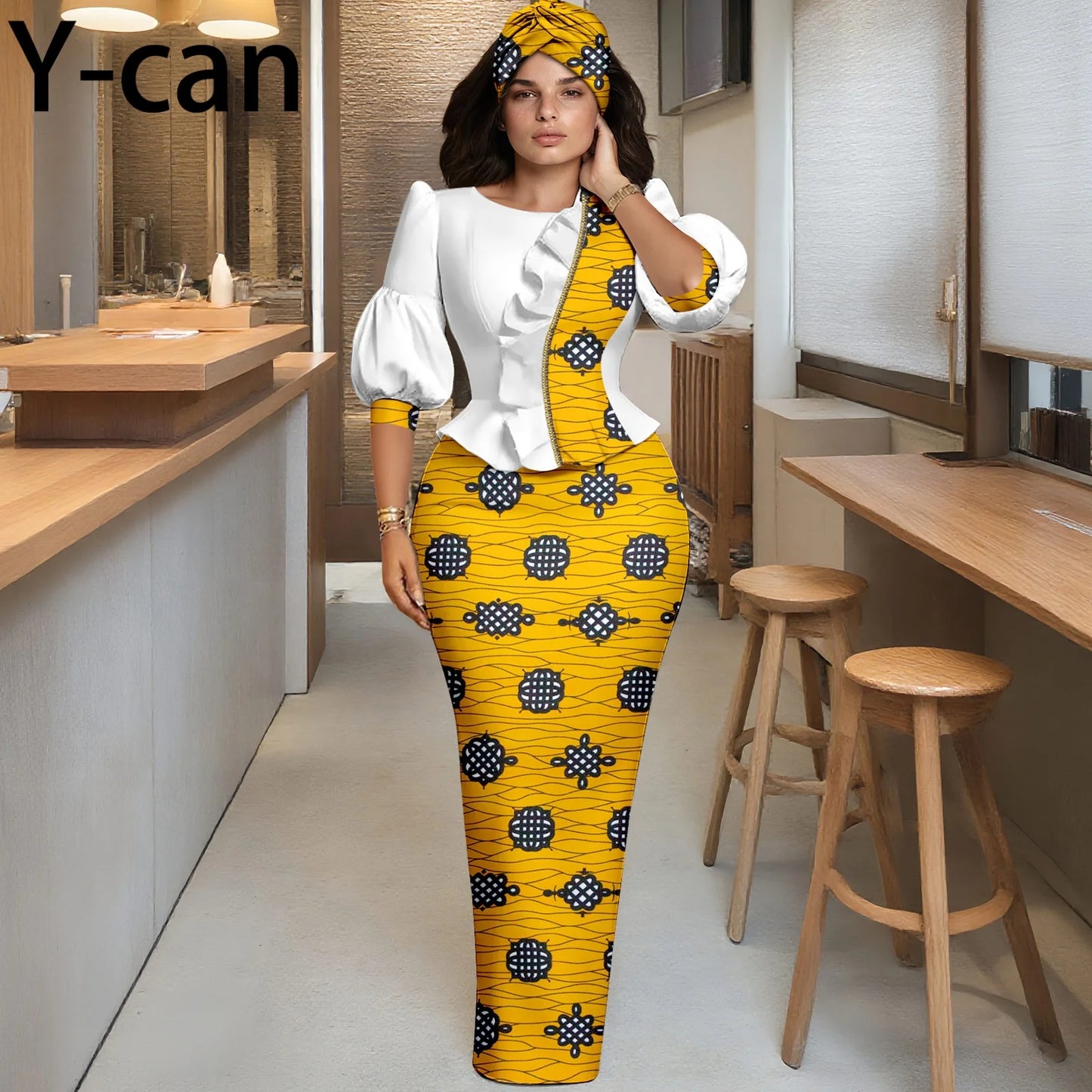 African Women Skirt Set