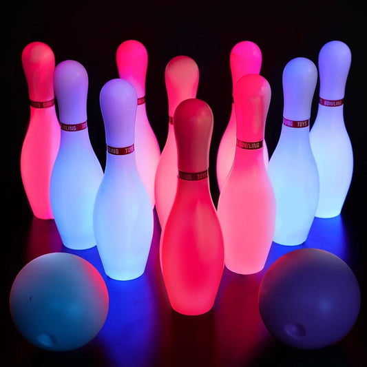 Kids Bowling Ball Set Glow in The Dark Game