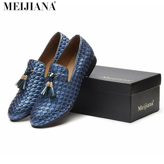 Men Formal Loafers Tassel Style Casual Moccasins Shoes