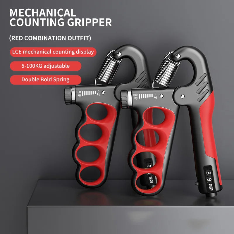 5-100KG adjustable electronic counting hand gripper