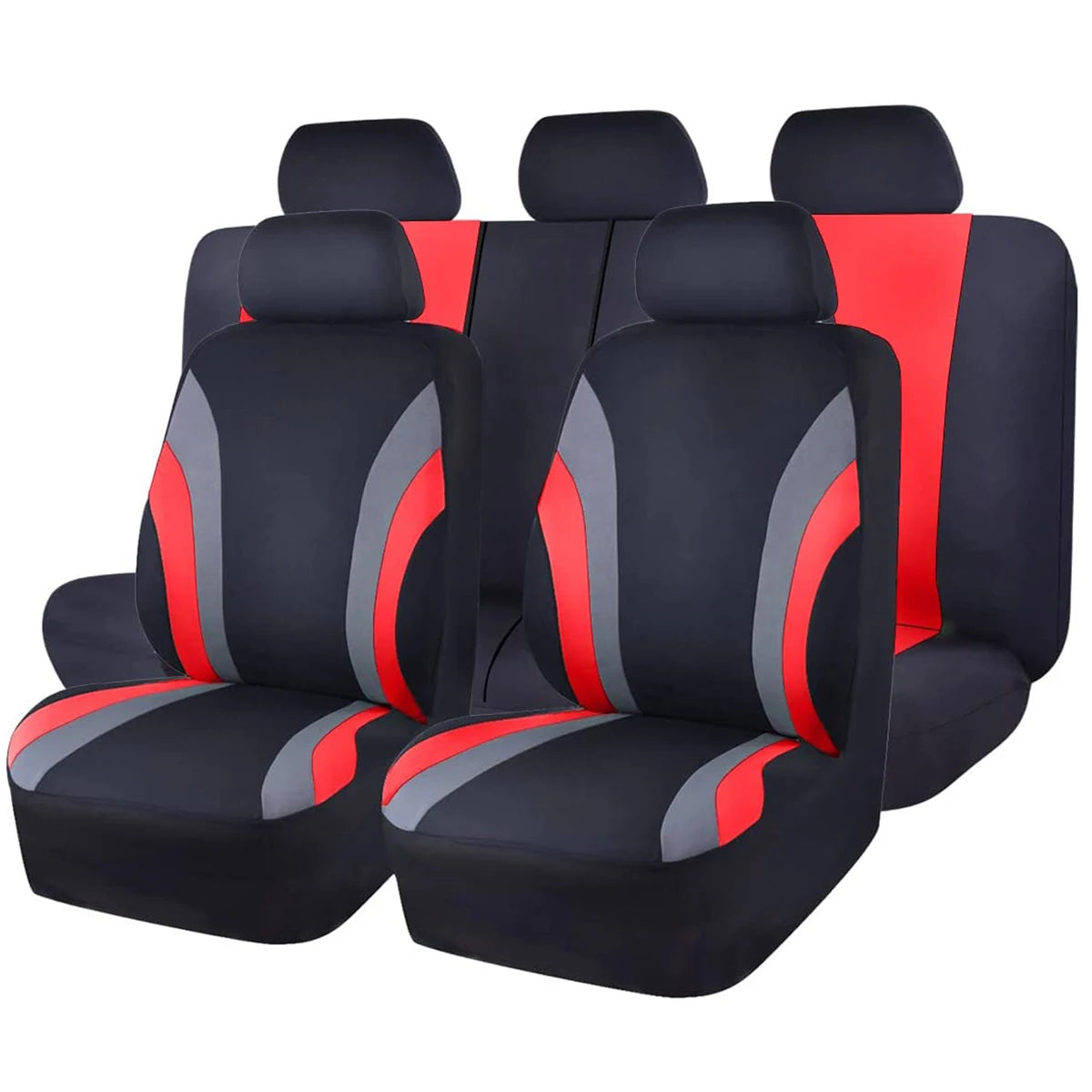 Sports Style Full Set Polyester Car Seat Covers