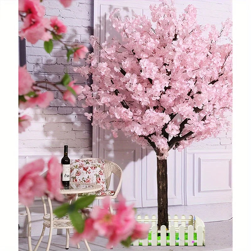 Handmade Artificial Cherry Blossom Pink Tree