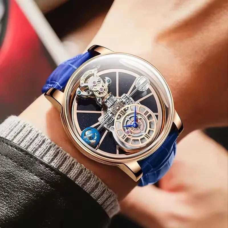 Transparent Design Celestial Quartz Men's Watch