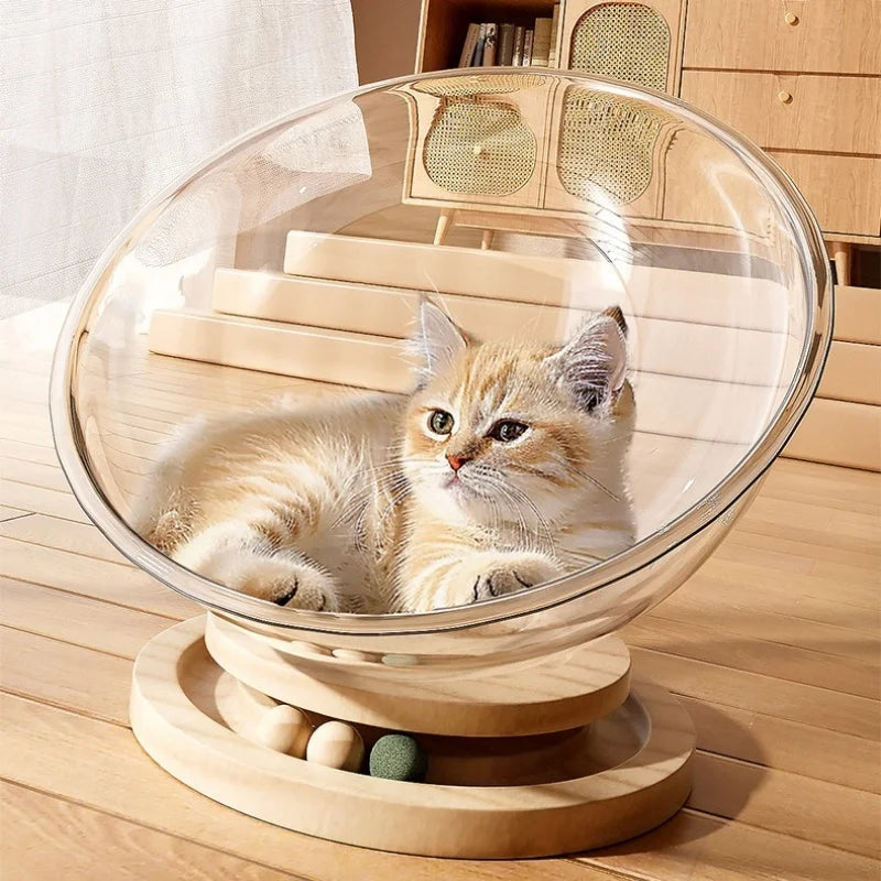 Space Capsule Cat Bed All Seasons Universal