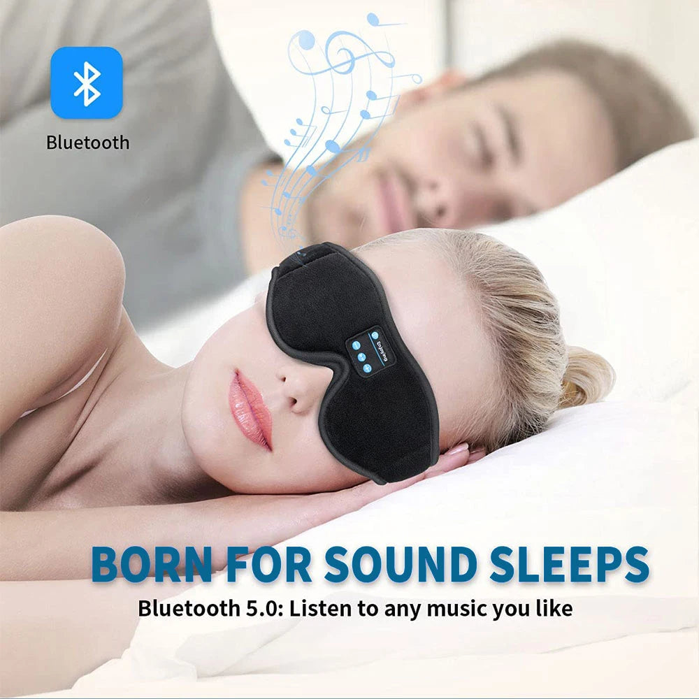 Bluetooth 3D Eye Mask with Built-in HD Speaker