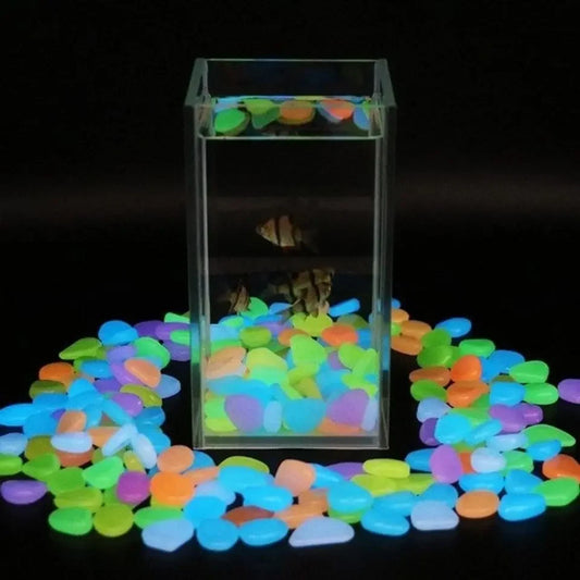 50pcs Colored Landscaping Luminescent Small Stones