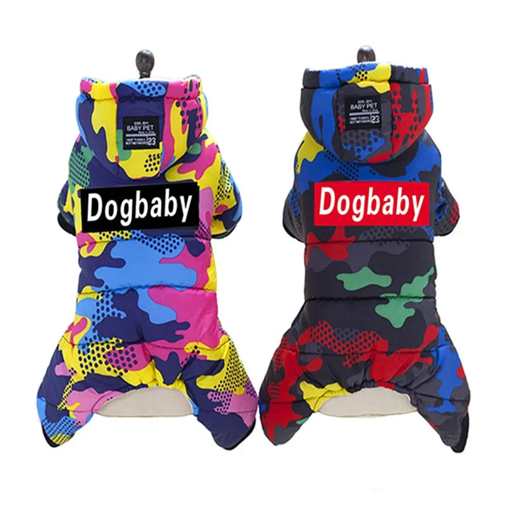 Waterproof Windproof Warm Full Body Coat for Small Dogs