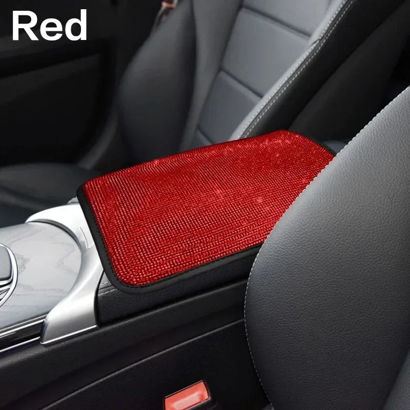 Diamond-Accented Car Interior Armrest Pad