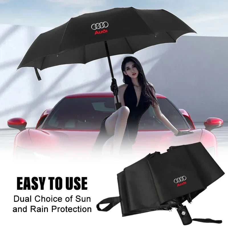 Fully Automatic Compact Folding Umbrella