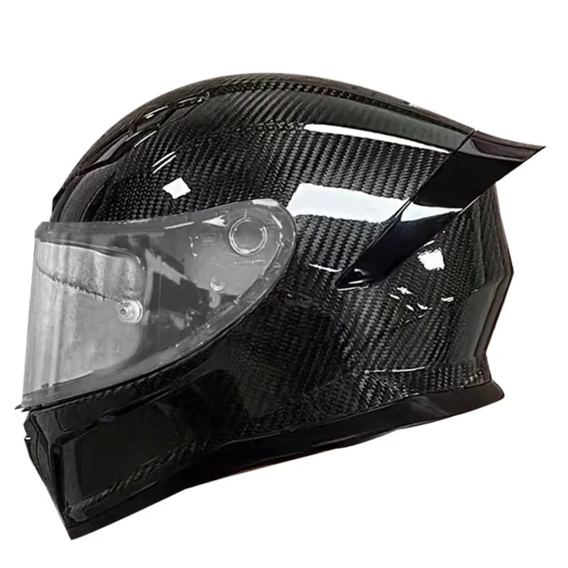 Full Face Helmet Carbon Fiber 3K Wear-Resistant