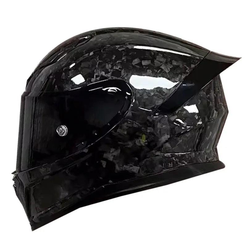 Full Face Helmet Carbon Fiber 3K Wear-Resistant