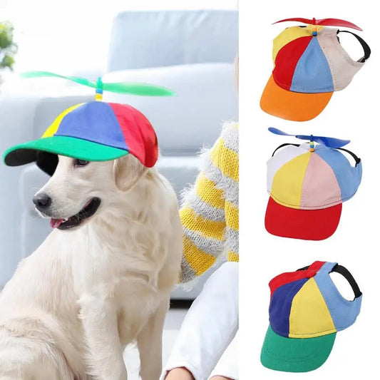 Dog Propeller Hat with Ear Holes