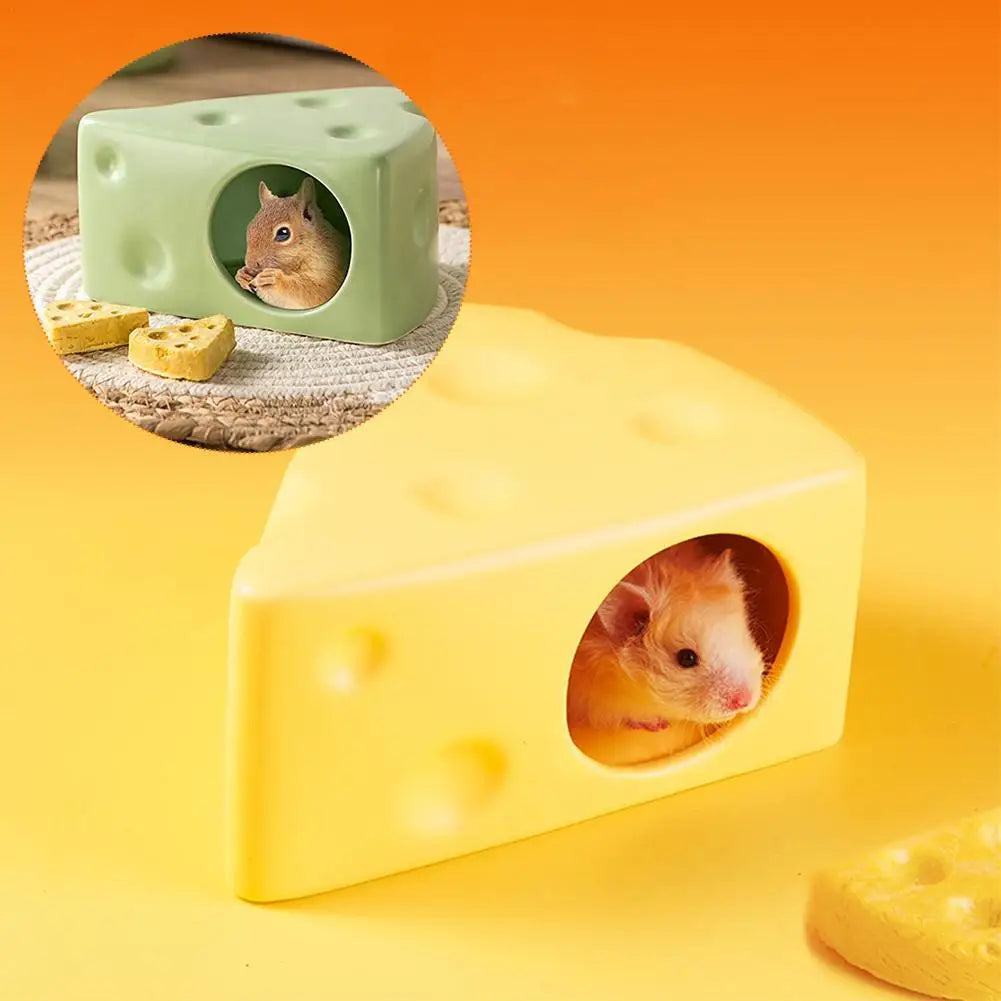 Cute Cheese Shape Small Pet Hiding House