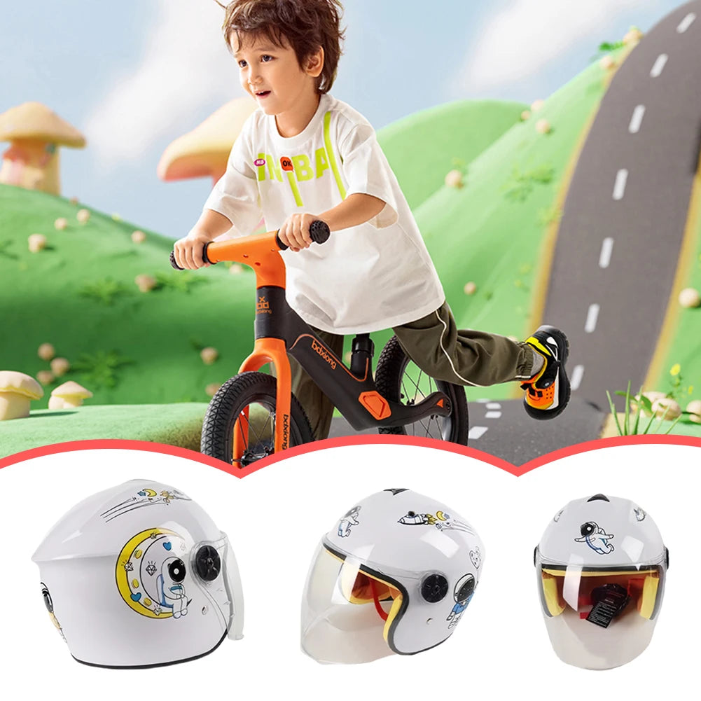 Children Motorcycle Helmet Four Seasons Open Face