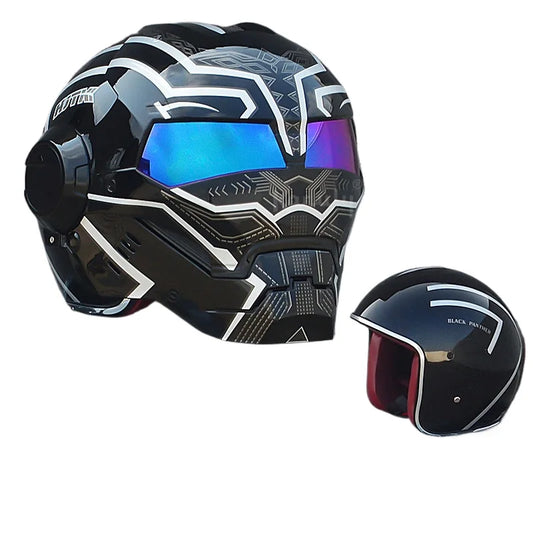 Iron Man Art Flip-up Safety Helmet Accessories