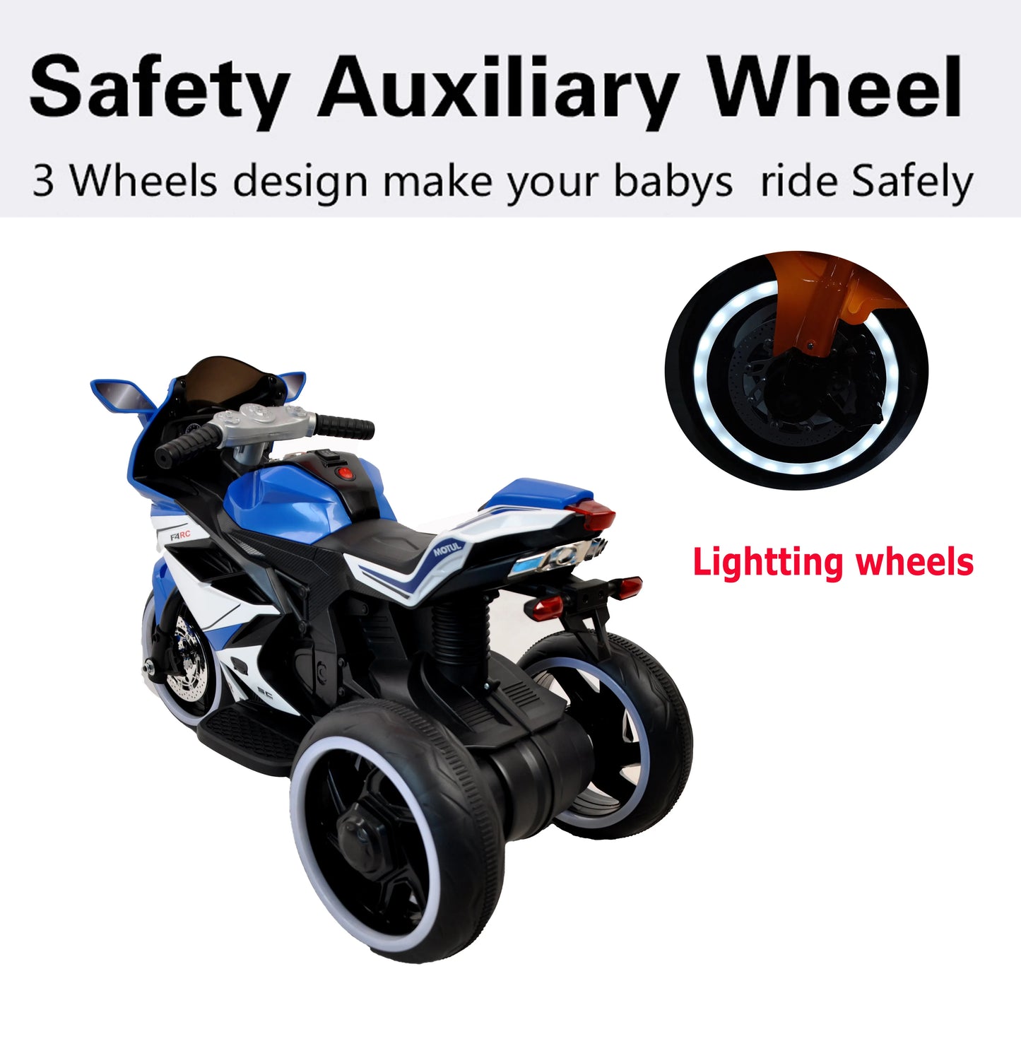 6V Kids Electric motorcycle for 3-4 years boys