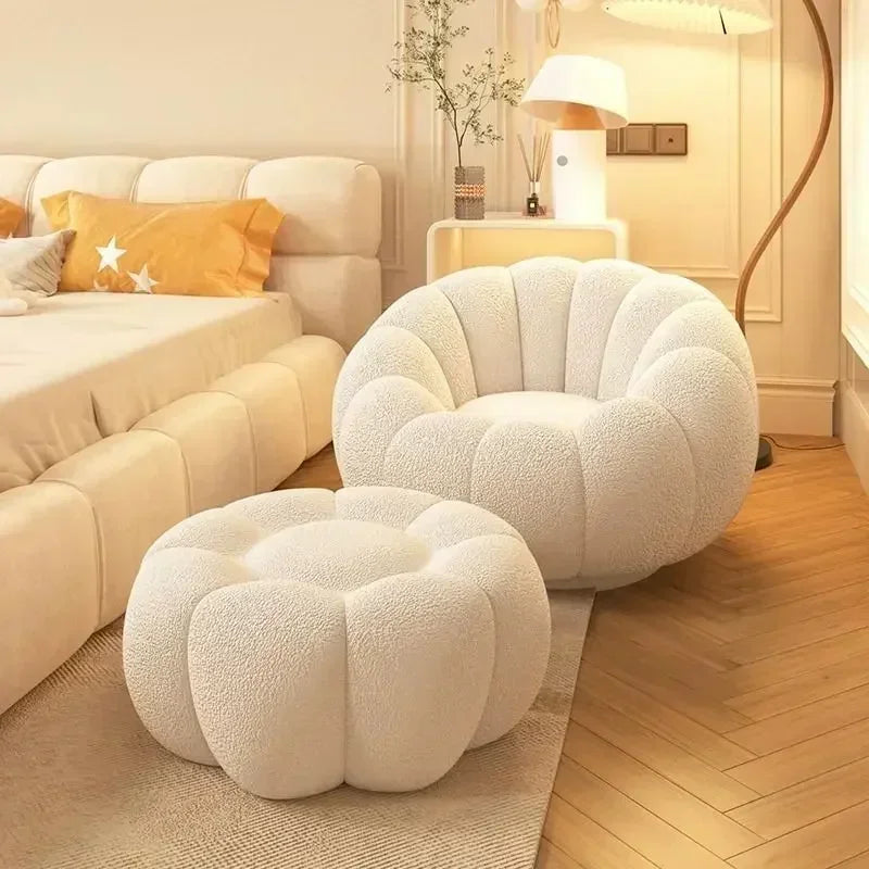 Pumpkin Lazy Single Tatami Sofa Chair