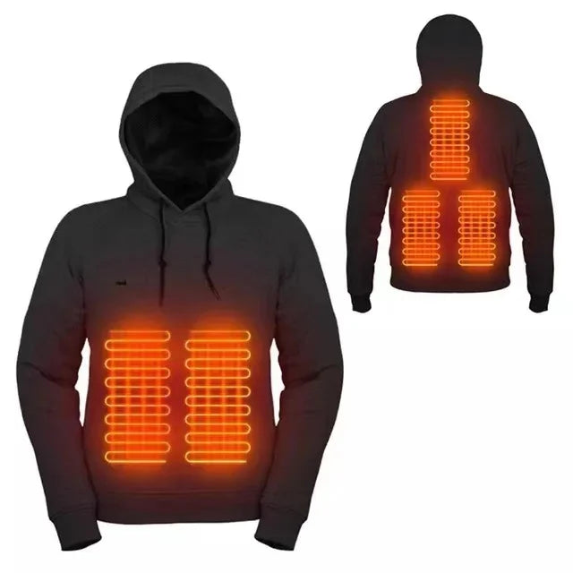 Hooded USB Heated Thermal Wear