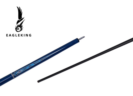 New Carbon Fiber Pool Cue 1/2 Split Cue 8-layer Pigskin Tech Wood 12.4mm Tip