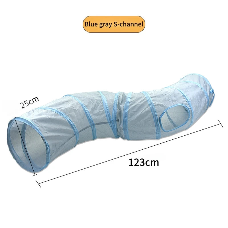 Foldable Cat Tunnel Breathable