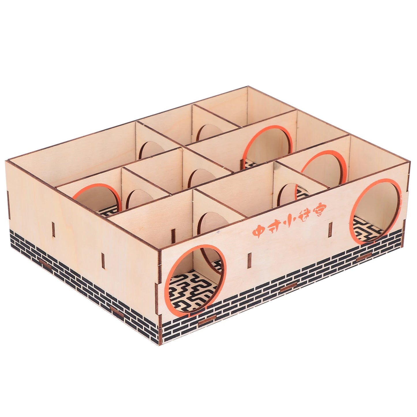 Wooden Hamster Maze Tunnel Small Pet