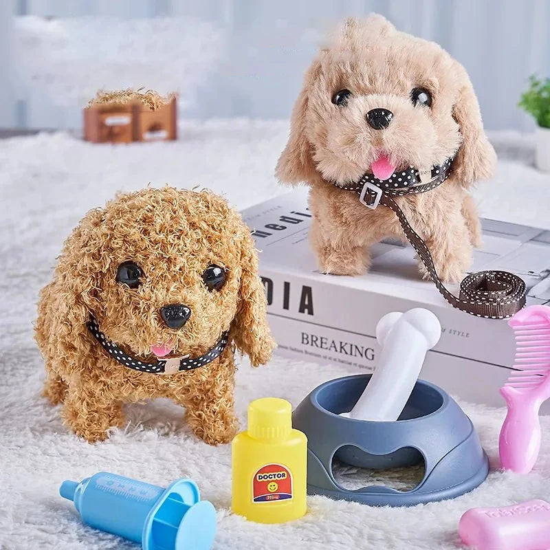 Electronic Pet Dog Walking Interactive Plush Toy