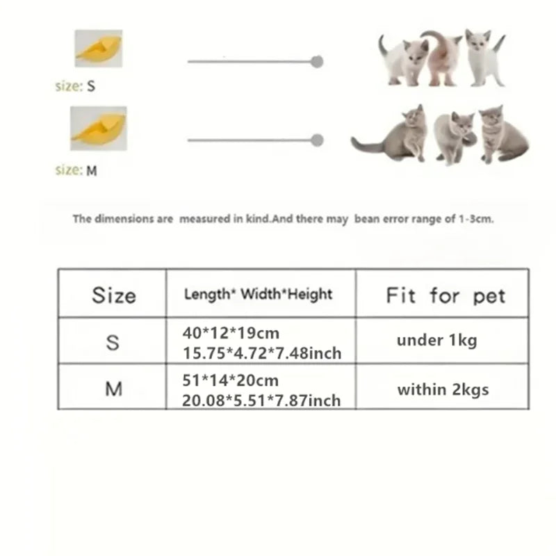 Banana Cat Bed House