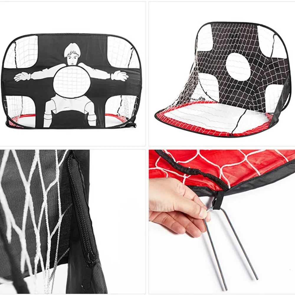 Foldable Nylon Soccer Goal for Indoor Outdoor Training