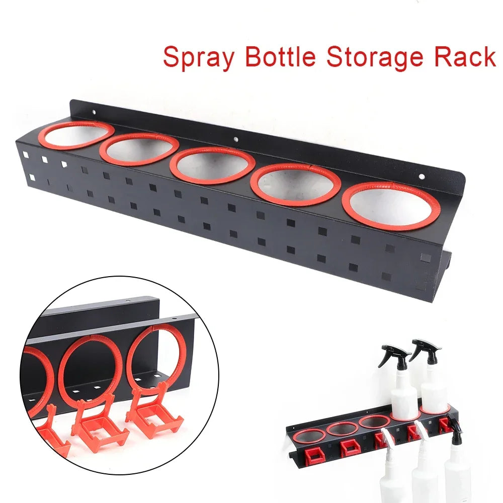 Garage Wall Mounted Car Detailing Organizer