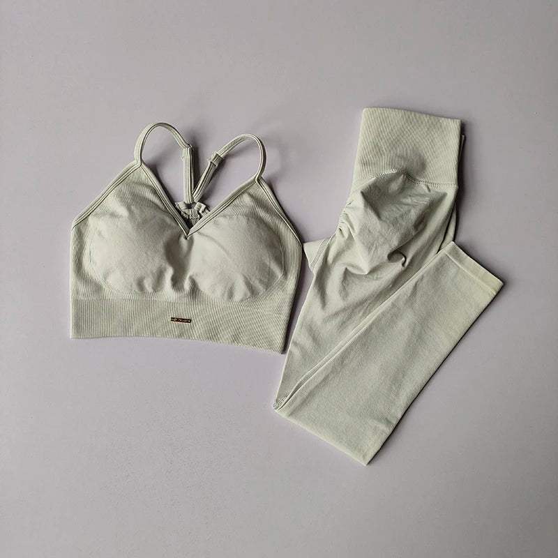Seamless Hip Lifting Fitness Set Women's