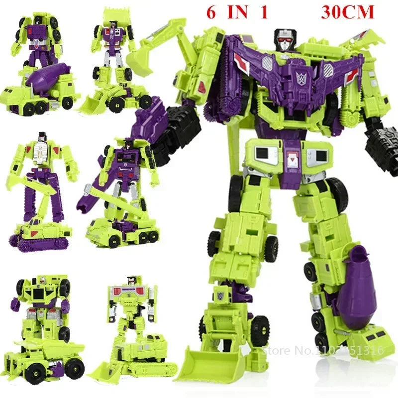 Transformer Robot Toys HZX Defensor Bruticus Superion Devastator