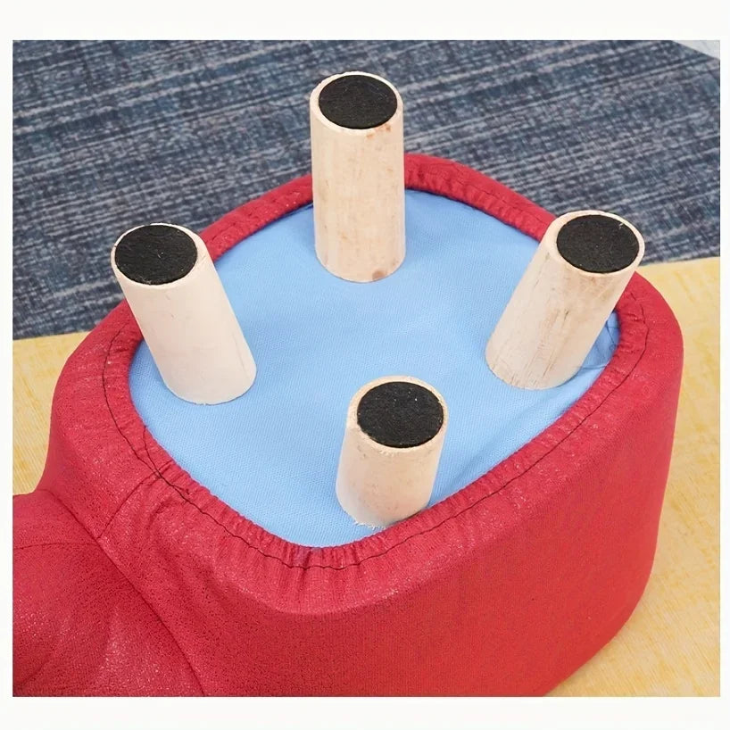 Elephant Stool Cartoon Cute Low Solid Wood