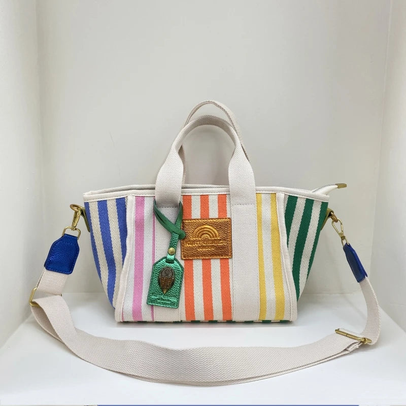 KURT GEIGER LONDON Canvas Tote Bag 2024 New Large Capacity