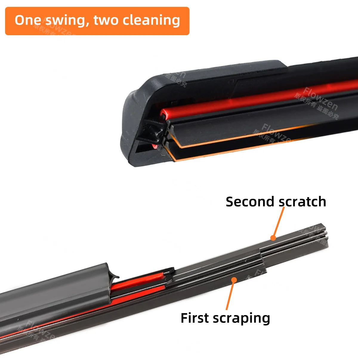 Car Wiper Blades Universal Soft Double Layer