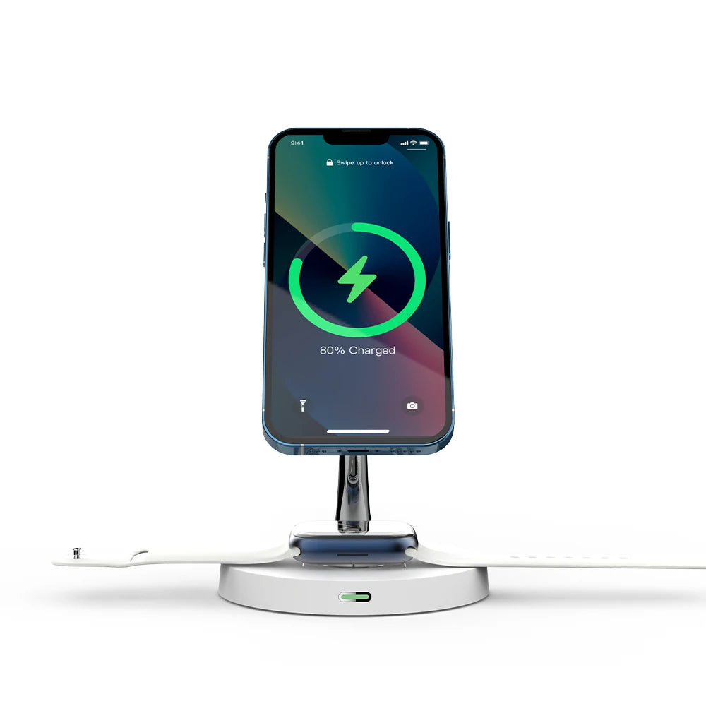 3 in 1 Magnetic Wireless Charging Station For iPhone