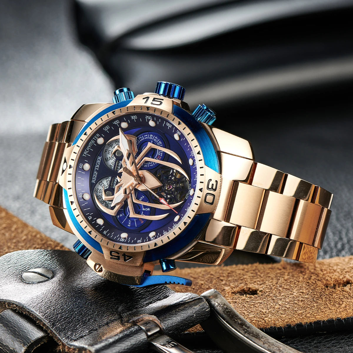 Spider Dial Men's Automatic Wristwatches