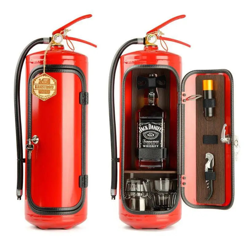 Fire Extinguisher Shape Wine Cabinet Decoration Mini Bar