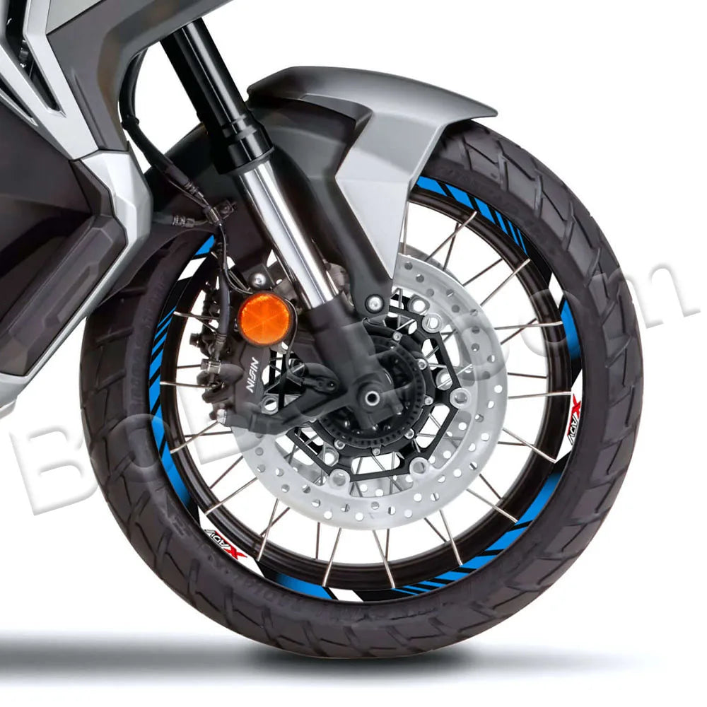 Motorcycle Wheel Stickers 17″15″ inch Rim Reflective Decals