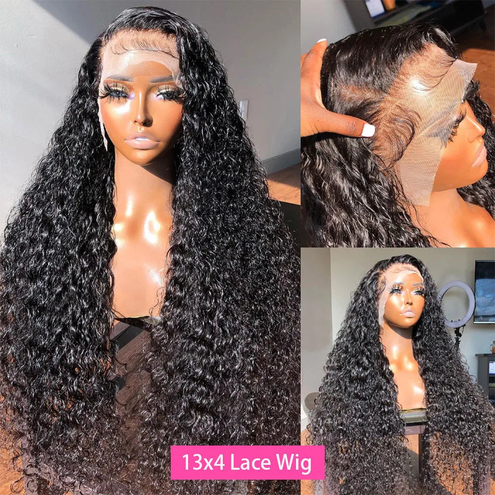 Curly 100% Human Hair Wig HD Lace Front