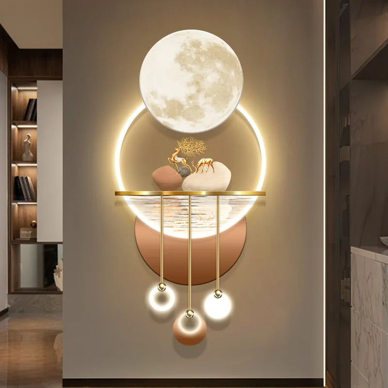 Modern Luxury Decor Wall Lamp Nordic Background