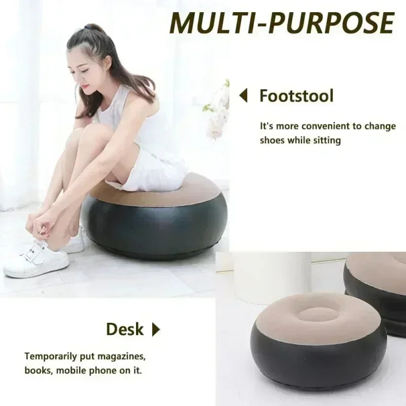 Inflatable Tatami Footstool Bedroom Chair