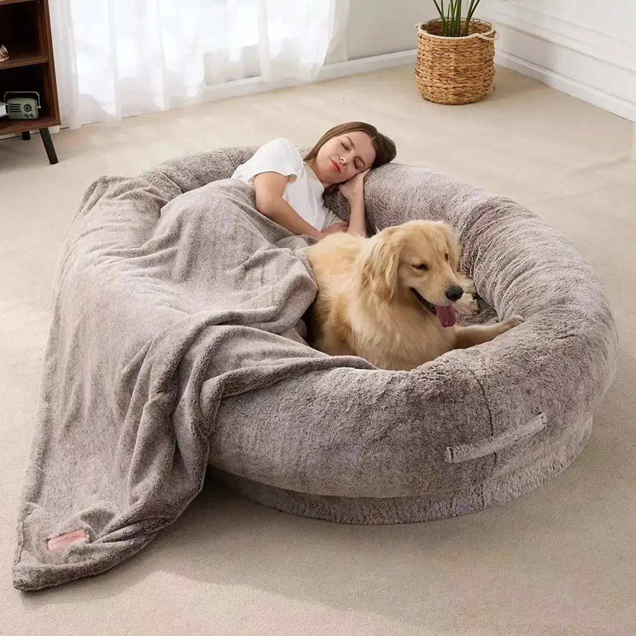 Lazy sofa interactive furniture big dog bed
