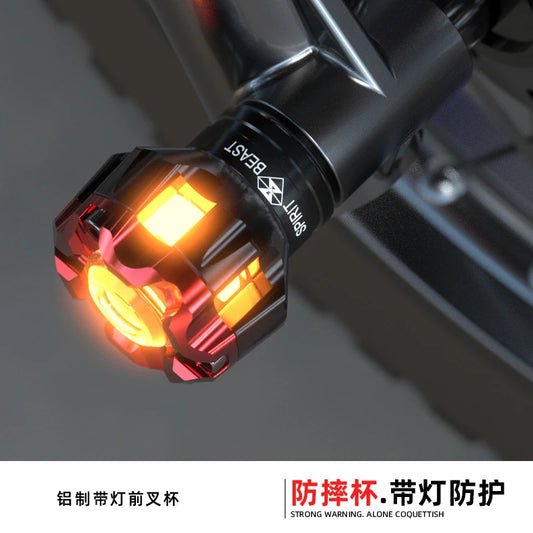 1 Piece Motorcycle Front Fork Electric LED Light