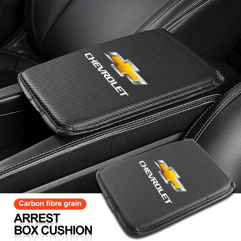 Armrest Leather Center Console Cover For Chevrolet