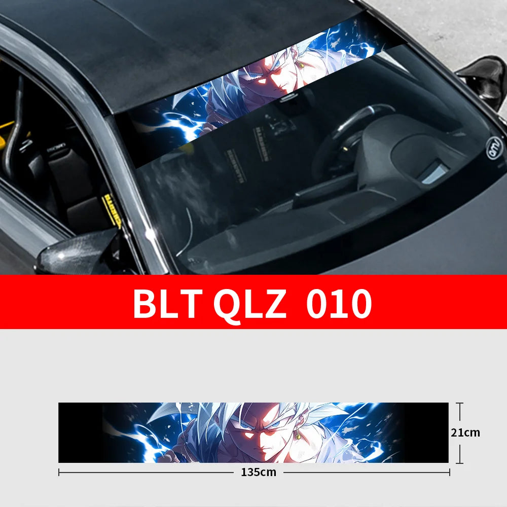 GOKU Front and Rear Decorative Sunshade Decals