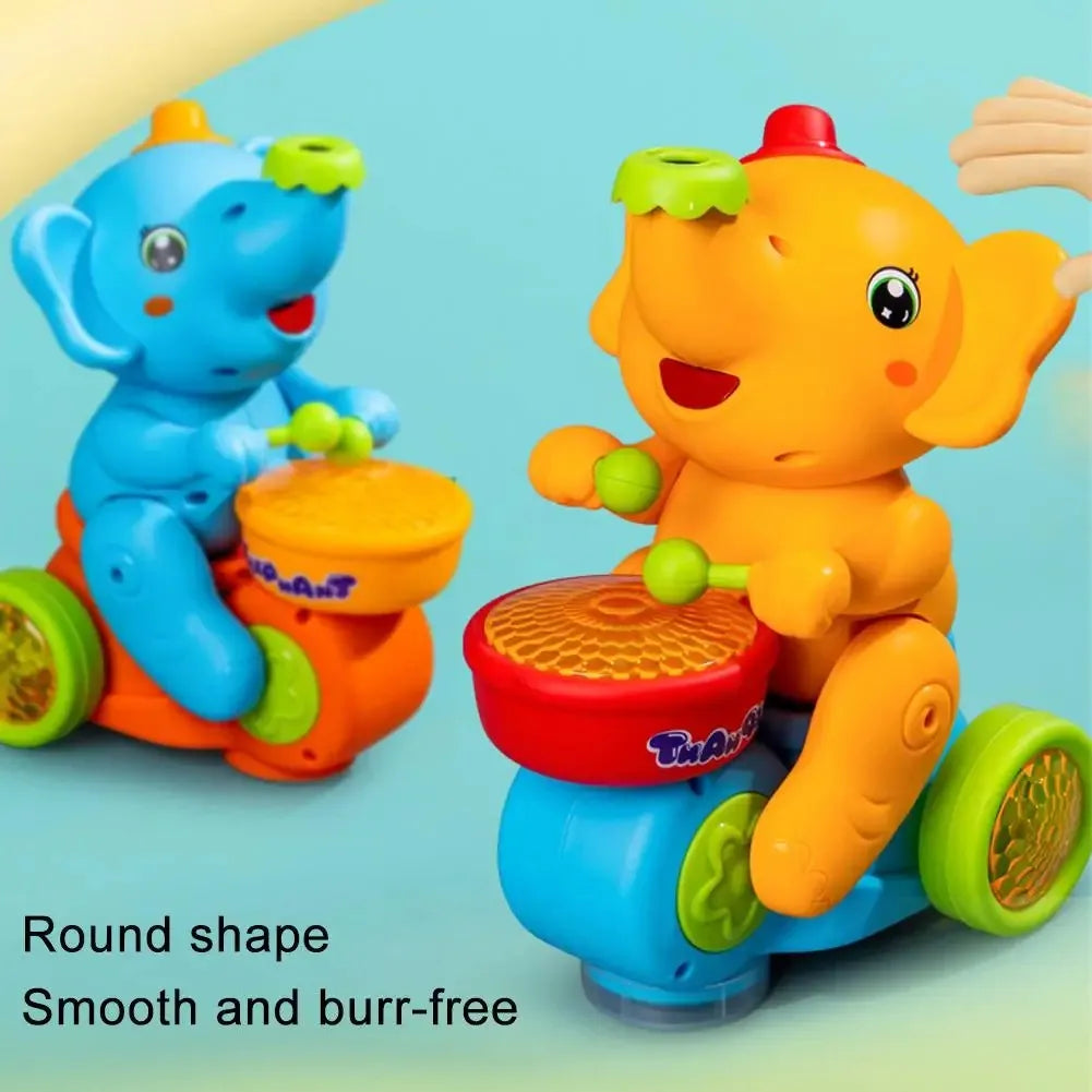 Musical Walking Elephant Drummer Learning Educational Toy