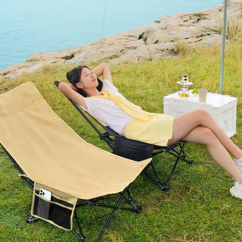 Outdoor Portable Foldable Ultra-Light Chaise Lounge Chair