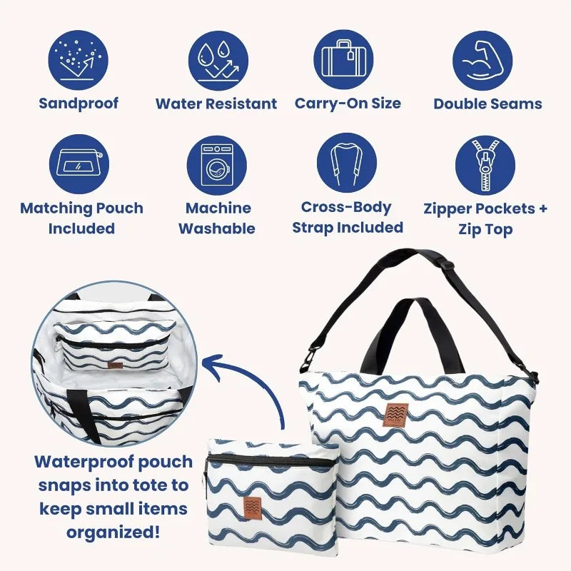 Travel Lightweight Beach Bag Tote