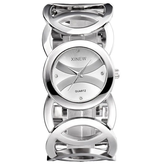 Full Stainless Steel Magic Women Bracelet Watch