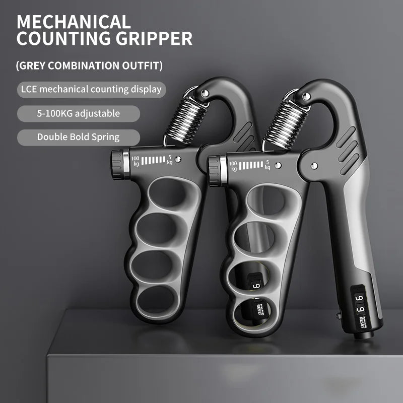 5-100KG adjustable electronic counting hand gripper